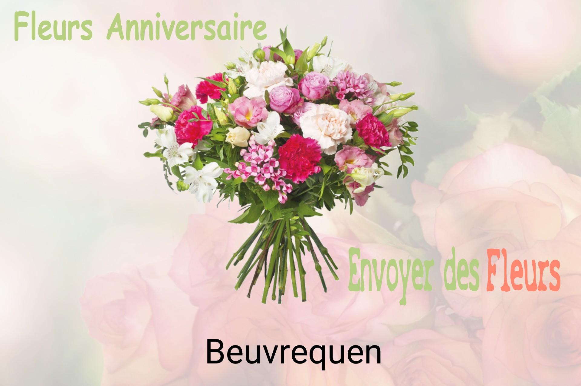 Bouquet de fleurs d’anniversaire livré à Beuvrequen